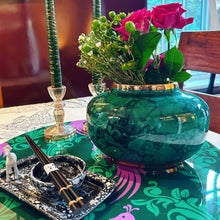 Load image into Gallery viewer, Regal Green Round Rotating Tray