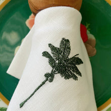 Load image into Gallery viewer, Embroidered Palma Linen Napkins - Set of 6