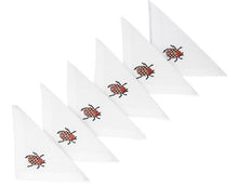 Load image into Gallery viewer, Embroidered Lucky Escarabajo Linen Cocktail Napkins - Set of 6