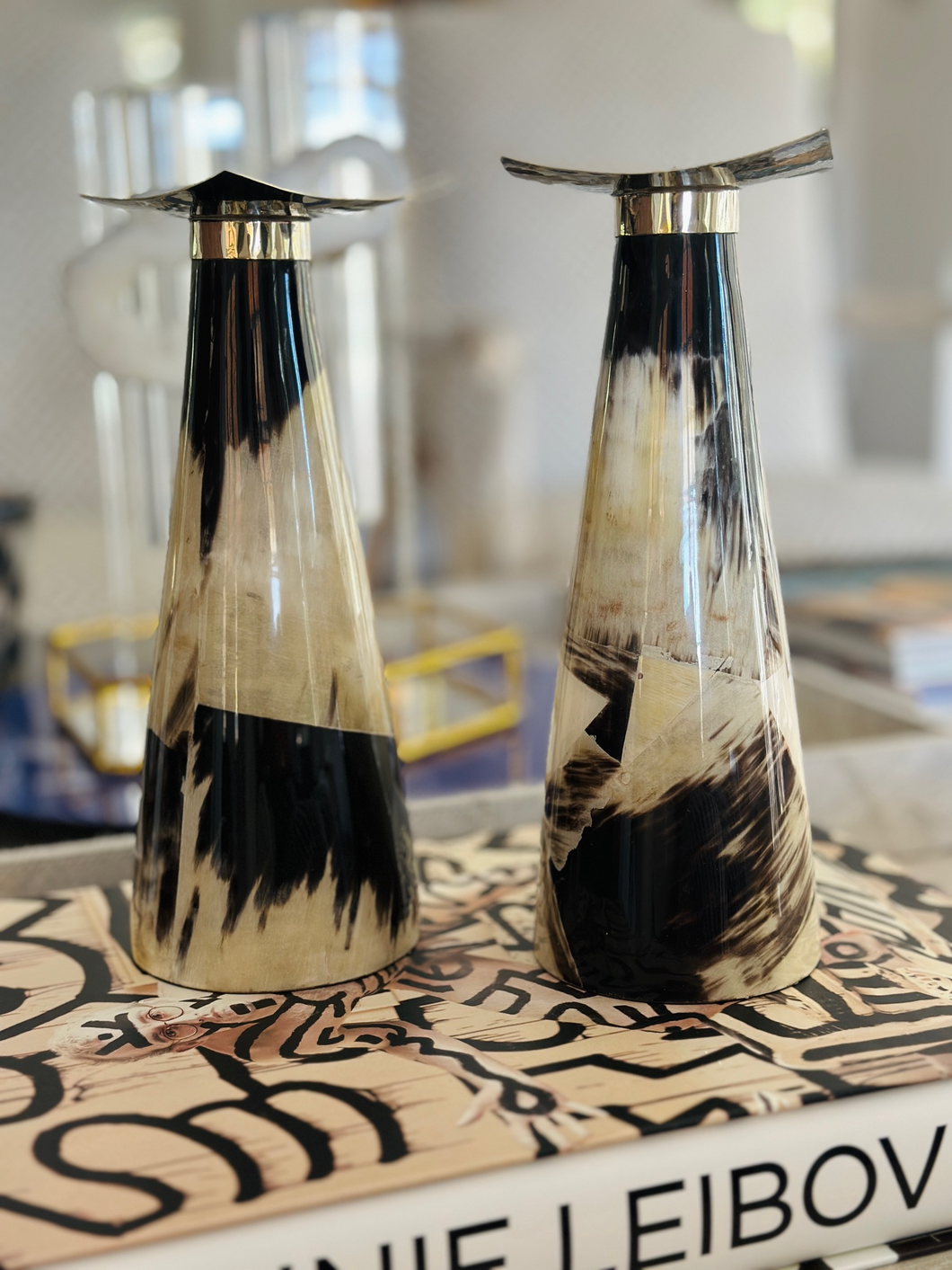 Horn Candleholder