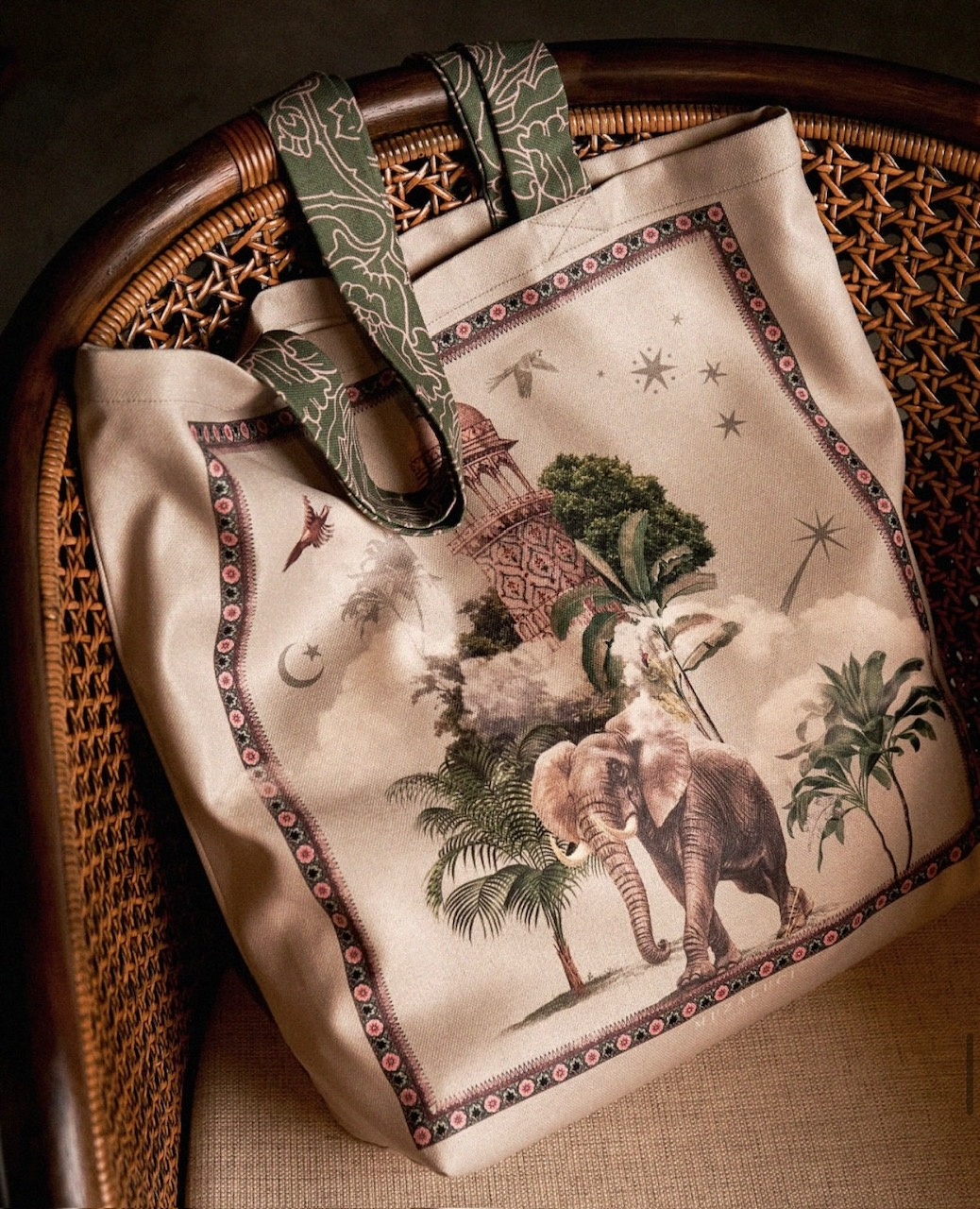 Various Prints Tote Bag - Waterproof